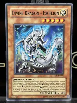 Yu-Gi-Oh! TCG Divine Dragon - Excelion SOI-EN033 Ultimate Rare NM - Image 3