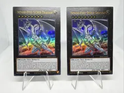 x2-Indigo-Eyes Silver Dragon - SDWD-EN032 Ultra Rare 1st Edition Yu-Gi-Oh! NM - Image 1