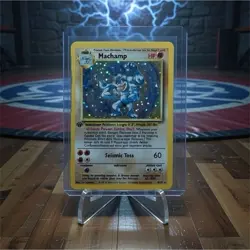 Machamp 8/102 Holo 1st Edition Pokemon Card Base Set 1999 - Image 1