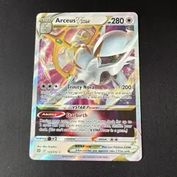 Pokemon Card Arceus Vstar 123/172 Brilliant Stars Standard Size -Mint - Image 1