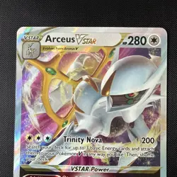 Pokemon Card Arceus Vstar 123/172 Brilliant Stars Standard Size -Mint - Image 2