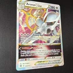 Pokemon Card Arceus Vstar 123/172 Brilliant Stars Standard Size -Mint - Image 5