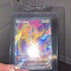 Pokemon Jolteon V SWSH183 Full Art Promo Holo Black Star Sword & Shield Card - Image 3