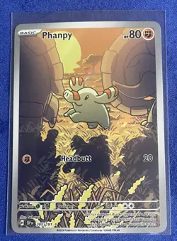 Phanpy 205/191 Sv08: Surging Sparks Holo Pokemon TCG Card NM - Image 1