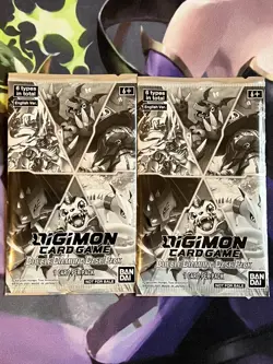 DIGIMON CARD GAME DOUBLE DIAMOND DASH PACK X2 PACKS FACTORY SEALED NM - Image 1