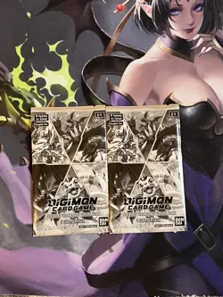 DIGIMON CARD GAME DOUBLE DIAMOND DASH PACK X2 PACKS FACTORY SEALED NM - Image 2