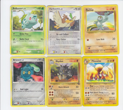 pokemon lot of 6 cards hp damaged - Image 1