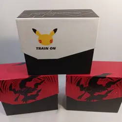 Lot Of 3 Empty Pokemon Elite Trainer Box 25th Anniversary Celebration Astrial - Image 2