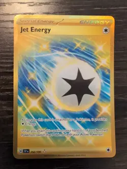 Jet Energy 252/191 Surging Sparks Full Art Secret Rare Pokemon Card Near Mint - Image 1