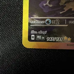 Pokemon TCG Ceruledge EX Prismatic Evolutions Special Illustration Card 147/131 - Image 3