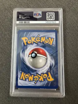 Pokemon Alakazam Holo Card 2000 1/130 Base Set 2, PSA 6 - Image 2