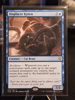 Displacer Kitten MTG Battle for Baldurs Gate Rare - Image 1