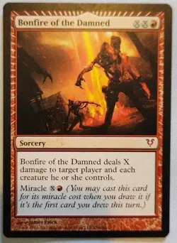MTG Magic [x1] Bonfire of the Damned [x1] Avacyn Restored M/NM - Image 1