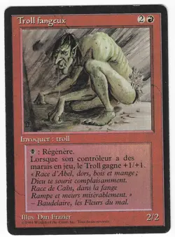 ►Magic-Style◄ MTG - Sedge Troll - French Revised FBB - Played - Image 1