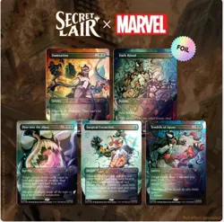 MTG Secret Lair Spider-Man Venom Unleashed (Colors) – Rainbow Foil | Sealed SLD - Image 1