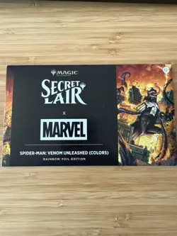 MTG Secret Lair Spider-Man Venom Unleashed (Colors) – Rainbow Foil | Sealed SLD - Image 2