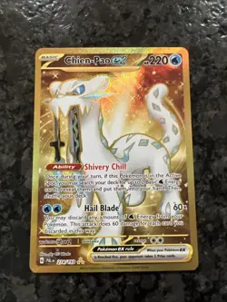 Pokemon Paldea Evolved Chien-Pao ex 274/193 Holo Hyper Rare - Image 1