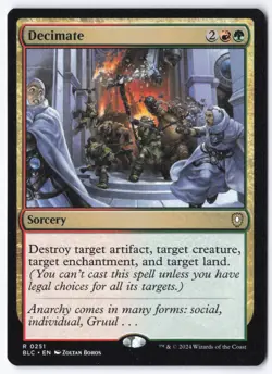 Decimate R Commander: Bloomburrow 251 NM - Image 1