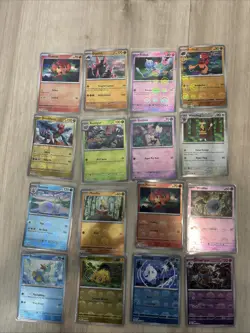 Pokemon White Flare Lot Of 16 Poke Ball Holo Variant Cards - Image 1
