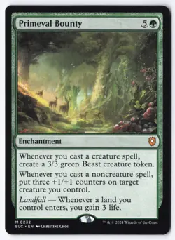 Primeval Bounty M Commander: Bloomburrow 232 NM - Image 1