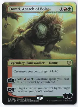 Domri, Anarch of Bolas (Borderless) R Commander: Bloomburrow 98 NM - Image 1