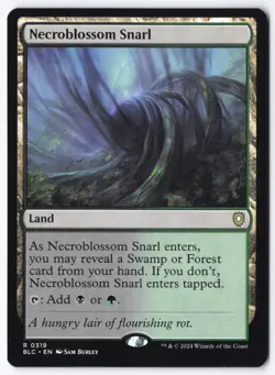 Necroblossom Snarl R Commander: Bloomburrow 319 NM - Image 1