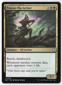 Poison-Tip Archer U Commander: Bloomburrow 256 NM - Image 1