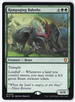 Rampaging Baloths M Commander: Bloomburrow 233 NM - Image 1