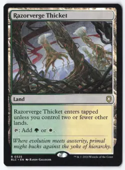Razorverge Thicket R Commander: Bloomburrow 325 NM - Image 1