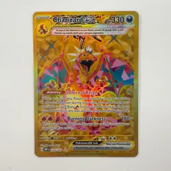 Pokemon TCG Charizard ex 228/197 Hyper Rare Gold Obsidian Flames Mint - Image 2
