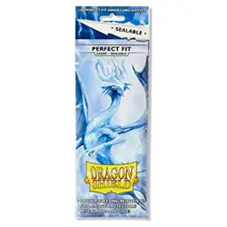 Dragon Shield Sealable Inner Sleeves, Clear - 100 Count - Image 1
