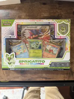 Pokemon TCG: SV Paldea Collection Sprigatito/Miraidon (4 Packs 3 Promos) Sealed! - Image 1