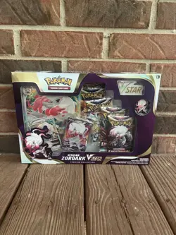 BRAND NEW-Pokemon TCG - Hisuian Zoroark VSTAR Premium Collection Box-SEALED - Image 1