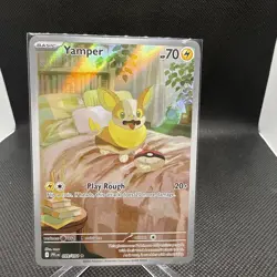 Pokemon TCG Phantasmal Flames Yamper 99/94 Illustration Rare - Image 1