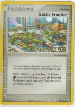 2005 Pokemon Emerald Battle Frontier [Reverse Holo] 75/106 Trainer Beautiful - Image 1