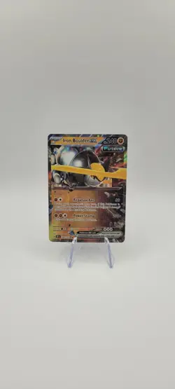 Pokemon TCG: Iron Boulder ex 099/162 Double Rare - Temporal Forces - NM - Image 2