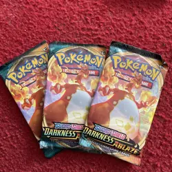 Pokemon Sword & Shield Darkness ablaze booster pack - Charizard Artwork 820650807121 - Image 1