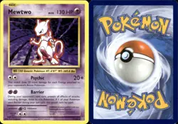 Pokemon TCG Mewtwo 51/108 Non Holo Rare XY Evolutions NM - Image 1