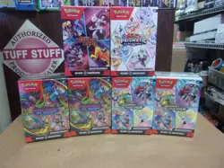 POKEMON PRISMATIC + (2) PHANTASMAL + DESTINED + (2) JOURNEY BUNDLE BOX LOT - Image 1