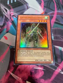 YUGIOH - THE SIX SAMURAI NISASHI - ULTRA RARE - UNLIMITED - RYMP - NM - Image 1