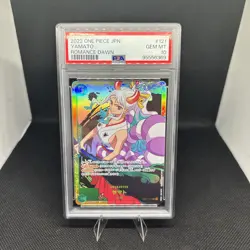 2022 ONE PIECE OP01-ROMANCE DAWN #121 YAMATO PSA 10 JPN - Image 1