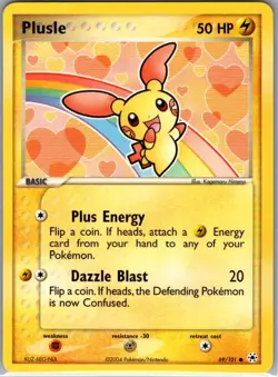 Plusle 69/101 Non Holo Hidden Legends - Pokemon Card - NM - Image 1