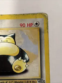 1999 Pokemon TCG Jungle Snorlax 27/64 Non Holo Rare Vintage WOTC Card HP Played - Image 3