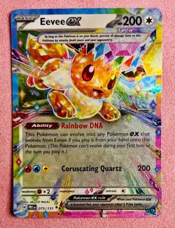 Eevee ex 075/131 Prismatic Evolutions | 2025 Pokemon Card Double Rare Holo | NM - Image 1