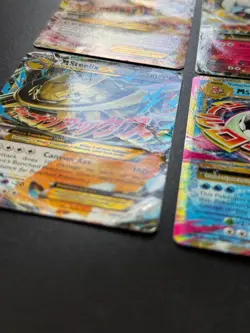 4x Mega M Lot XY Slowbro EX Steelix Altaria Audino Holo evolutions Pokemon Card - Image 4
