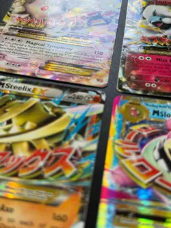 4x Mega M Lot XY Slowbro EX Steelix Altaria Audino Holo evolutions Pokemon Card - Image 5