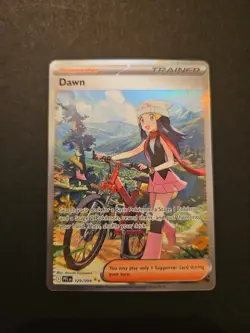 Pokemon Dawn 129/094 Full Art Holo Trainer Card English TCG - Image 1