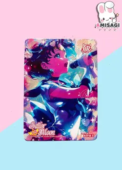 Sailor Moon Trading Card - Sailor Merkur Karte Anime Manga Fan Made CDS-R-09 - Image 1