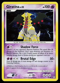 Giratina 4/146 Holo Rare Legends Awakened Pokemon Card - Image 1
