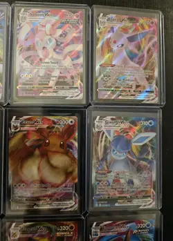 Eeveelution Vmax 9 Card Complete Set Pokemon Evolving Skies NM Umbreon Eevee - Image 3